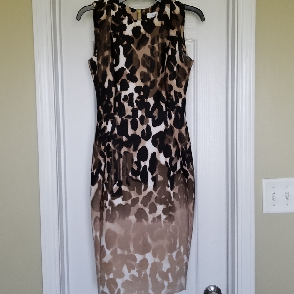 Calvin Klein Scuba Sheath Dress